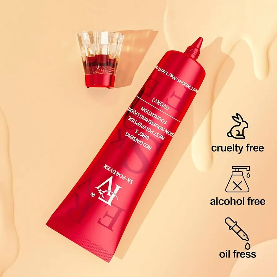 FV Foundation, Oil Absorb Ivory Liquid Foundation | Best Tube Foundation 30g